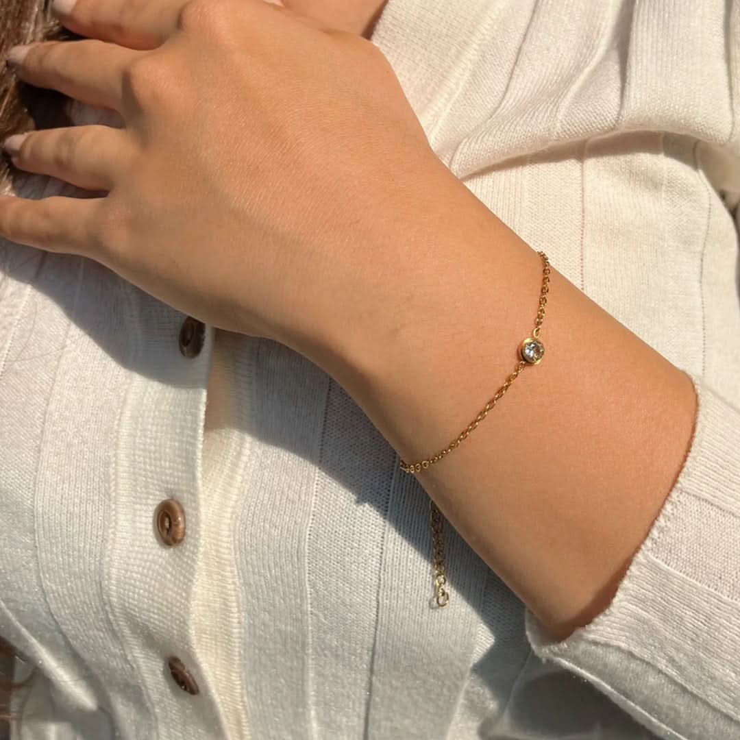 Dainty Sparkle Bracelet Gold