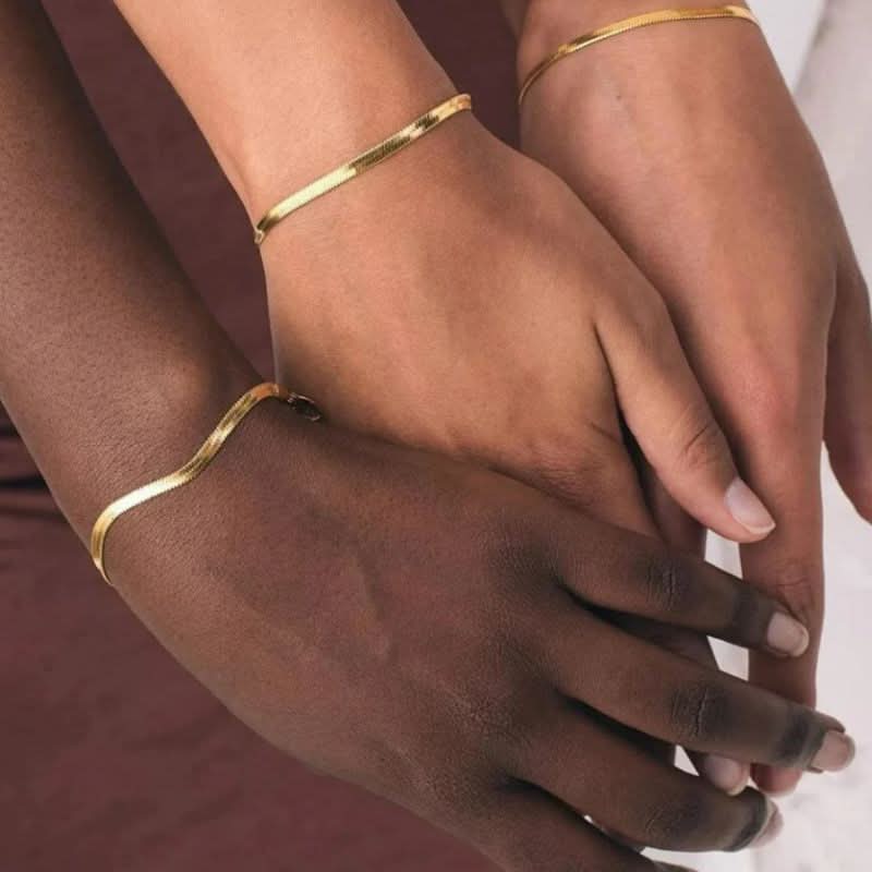 Snake Bracelet Gold - Image 4