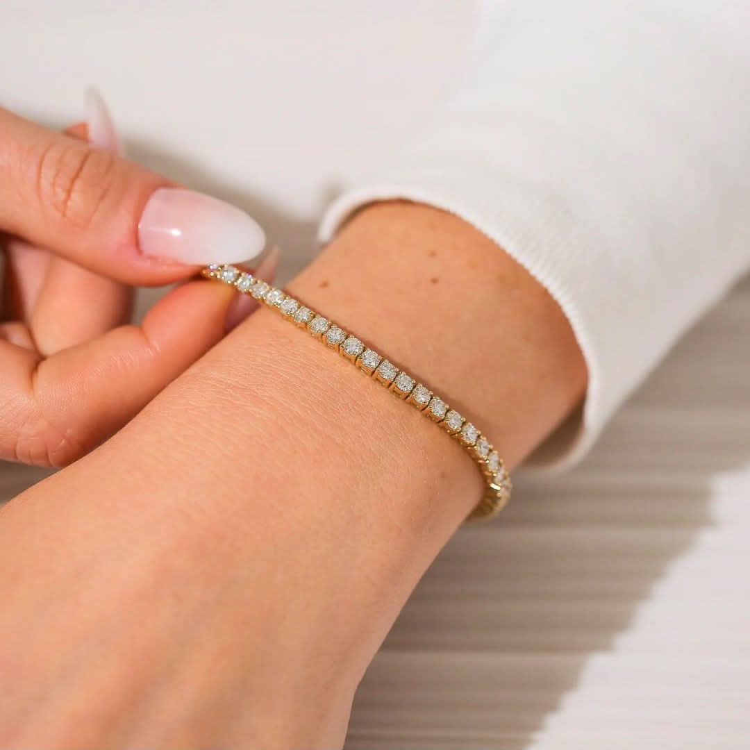 Tennis Bracelet Gold - Image 3